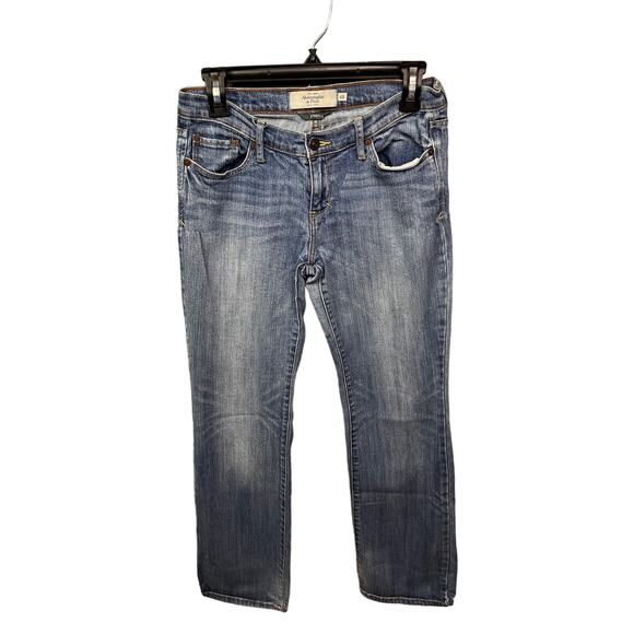 Abercrombie Fitch Jeans Womens size 4S Emma Stretch Medium wash Denim Blue - Picture 1 of 9